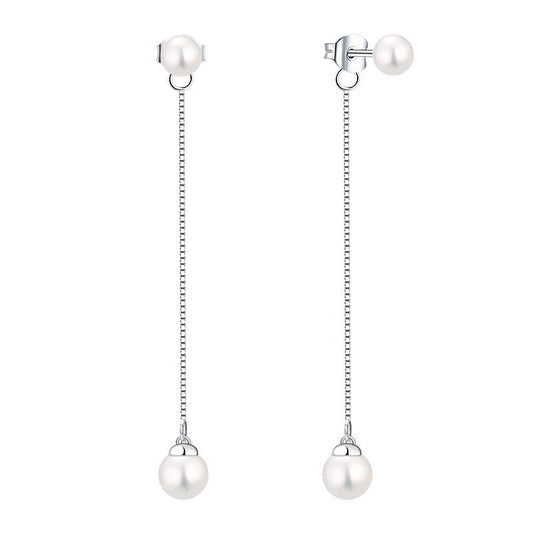 Boucles d'oreilles Twilight en perles d'eau douce véritables