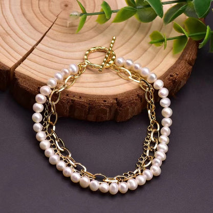 Genuine Freshwater Baroque Pearl Vesta Bracelet (Limited Edition)