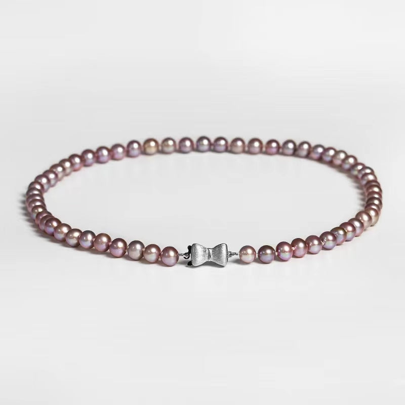 Collar Connlan de perlas de agua dulce genuinas