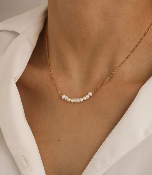 Collar Chloe de auténtica perla natural de agua dulce